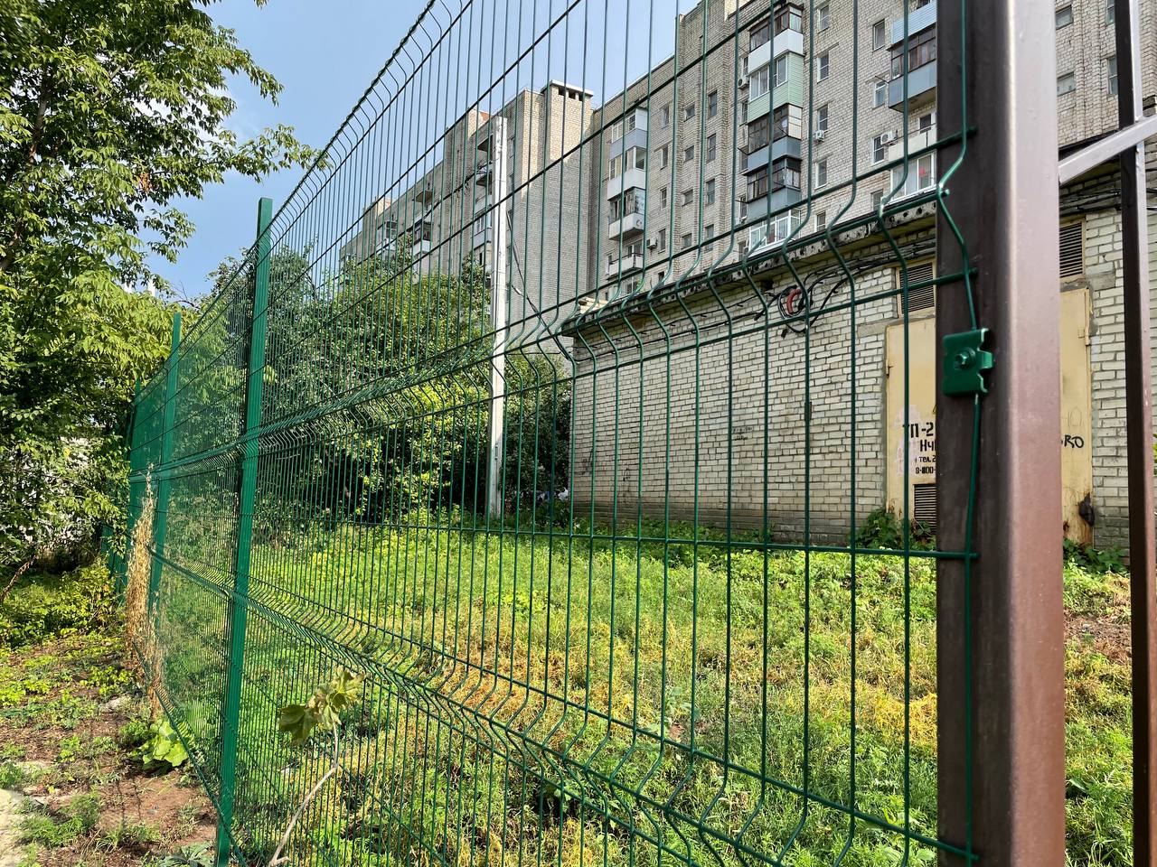 Установка металлических заборов под ключ